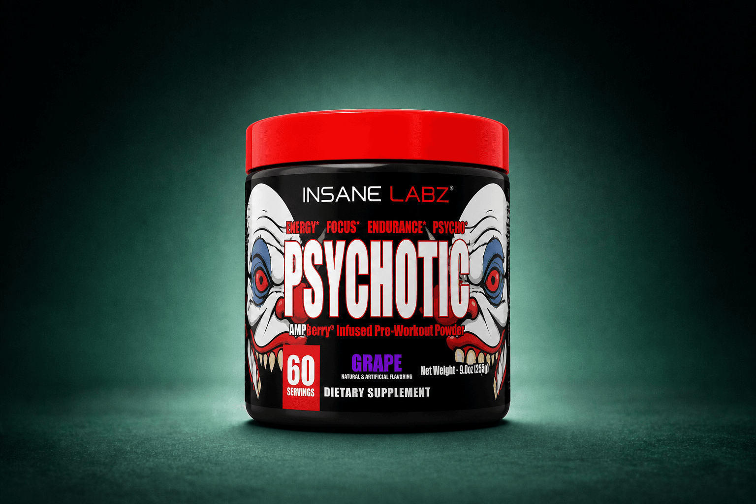 Psychotic Pre-Workout 60 Servings By Insane Labz